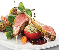 food on top of each other